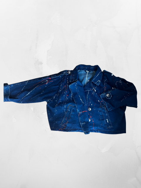 Hand-Painted Denim Jacket -Adults Only